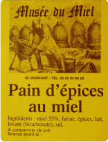 Etiquette pain d'épices