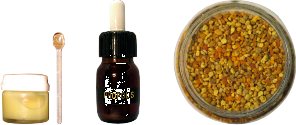 La gelée royale, le pollen, la propolis