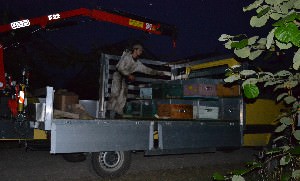 Mise en place des ruches