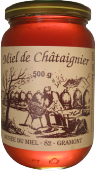 Pot de miel de châtaignier de 500gr