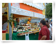 stand de vente miel en Sicile