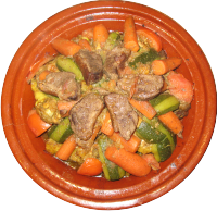 tajine de poulet à la marocaine