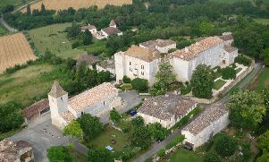 vue aérienne de Gramont